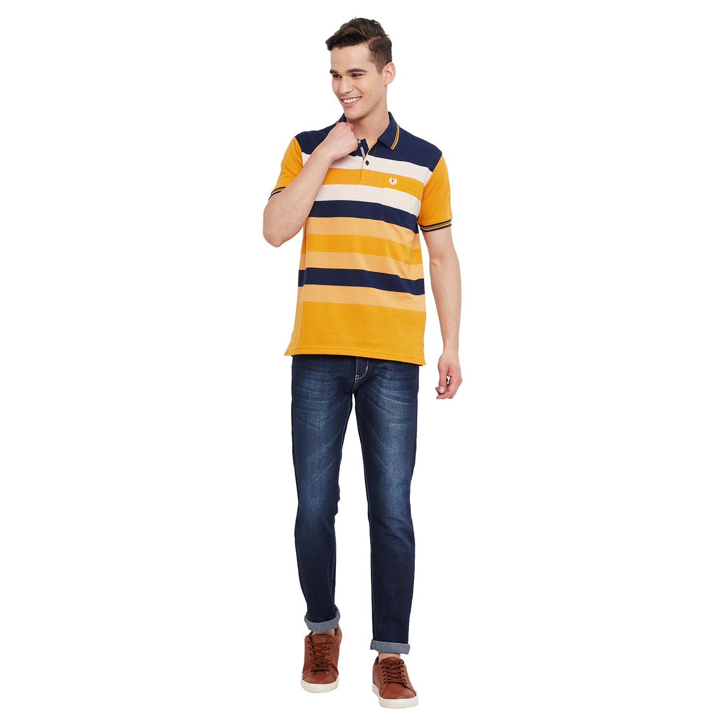 Duke Stardust Men Half Sleeve Cotton T-Shirt (LF5317)