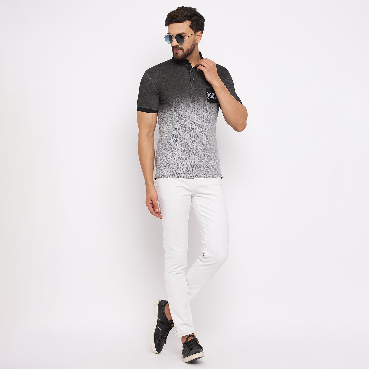 Duke Stardust Men Half Sleeve Cotton T-shirt (LF4963)