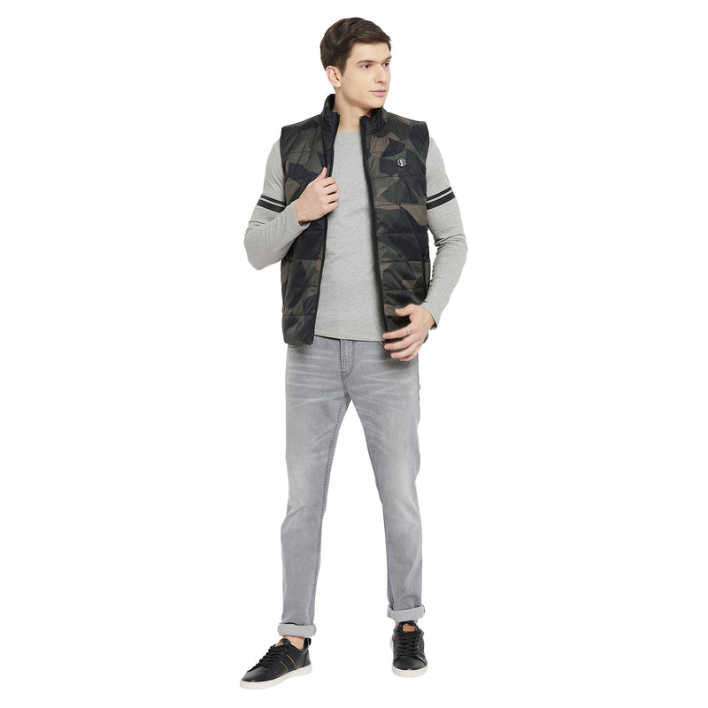 Duke Urban Men Sleeveless Reversible Jacket (SDZ907)