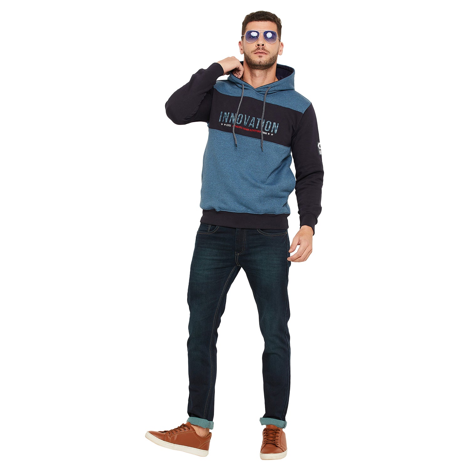 Duke Stardust Men Hooded Neck Sweatshirt (LF3672)
