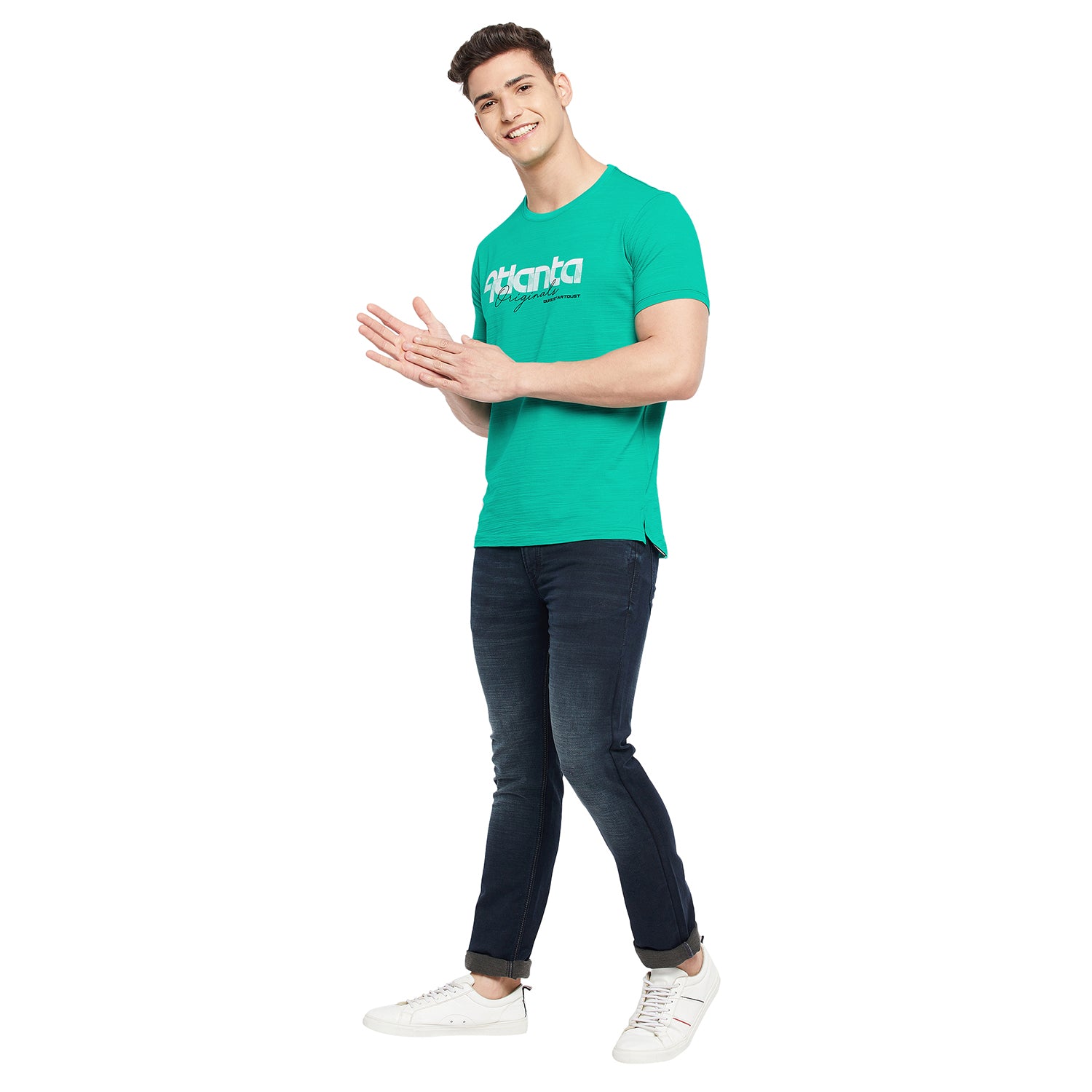 Duke Stardust Men Half Sleeve Cotton T-Shirt (MTLF336)