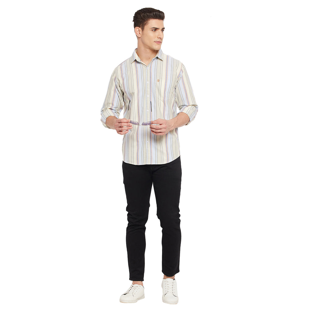 Duke Stardust Men Full Sleeve Cotton Shirt (SDO5STB)