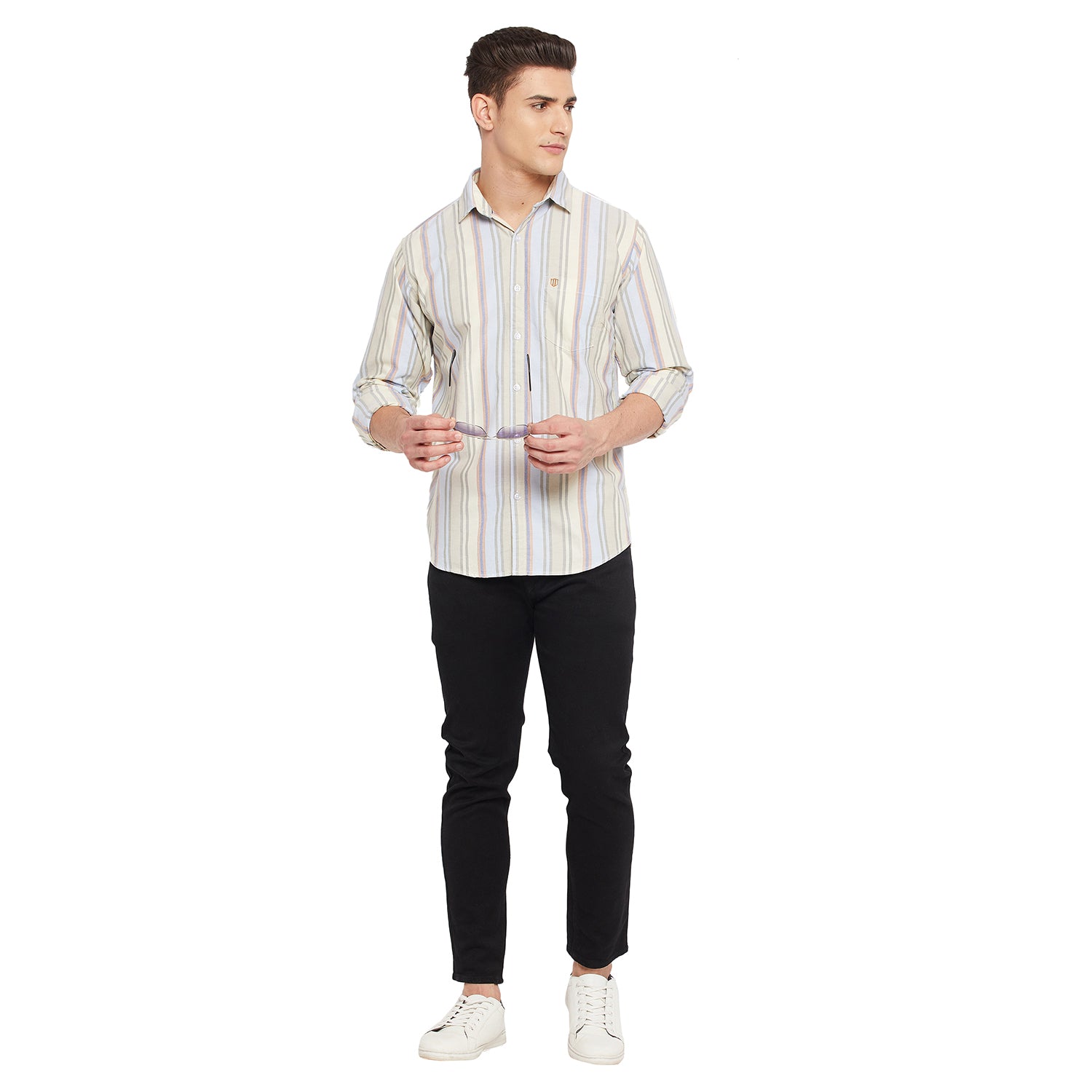 Duke Stardust Men Full Sleeve Cotton Shirt (SDO5STB)
