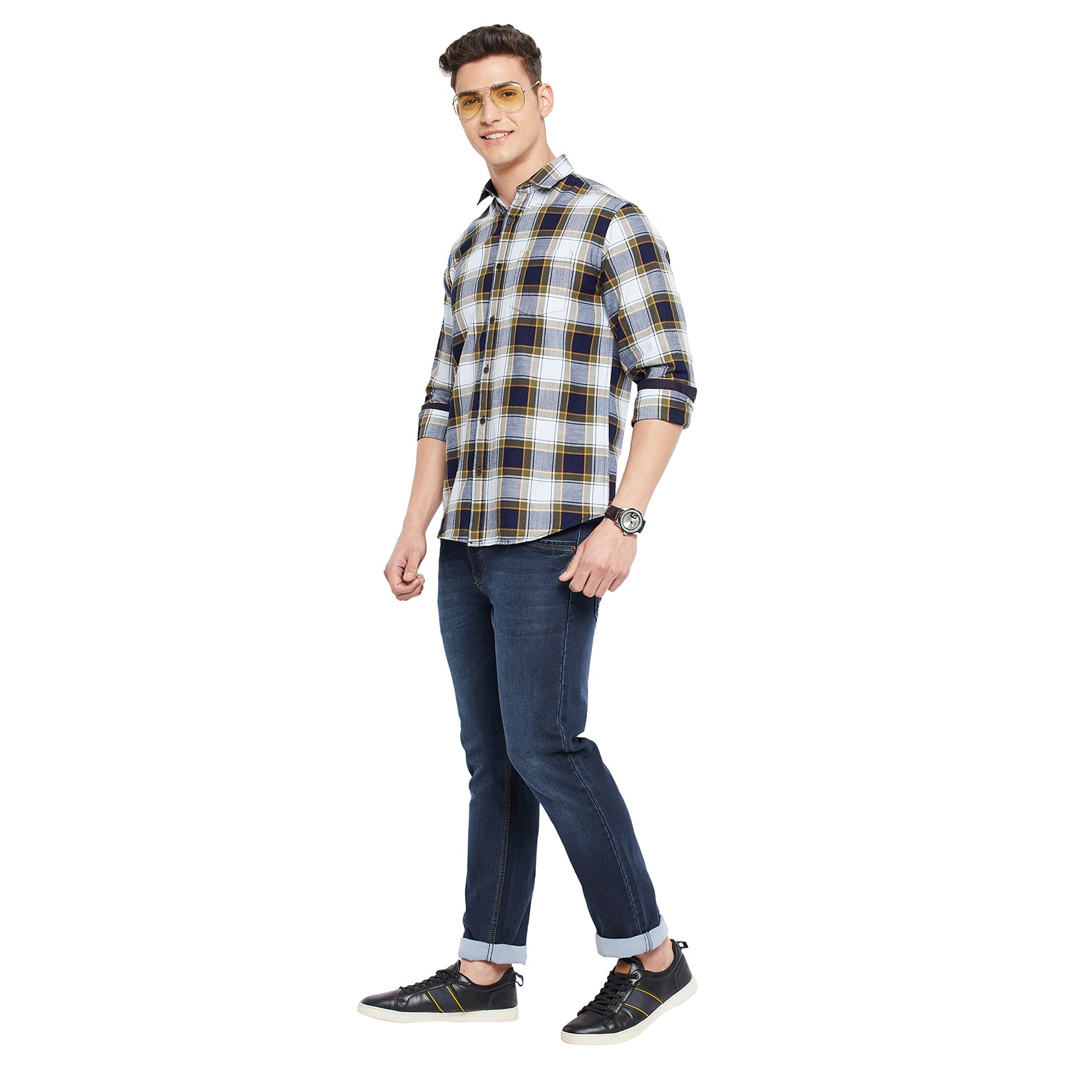 Duke Urban Men Full Sleeve  Cotton Shirt (SDO5CKI)