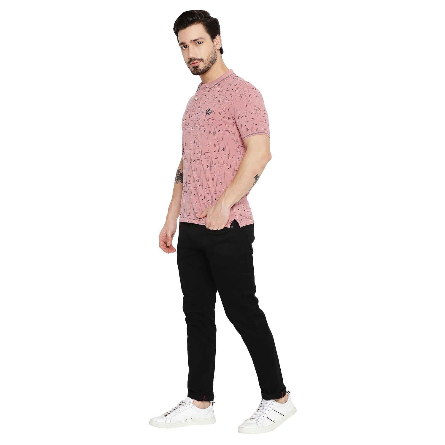 Duke Urban Men Half Sleeve Cotton T-shirt (LF5477)