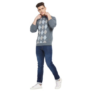 Duke Stardust Men Full Sleeve High Neck Sweater (SDS695)