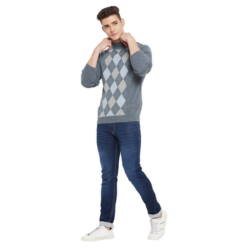 Duke Urban Men Full Sleeve High Neck Sweater (SDS695)