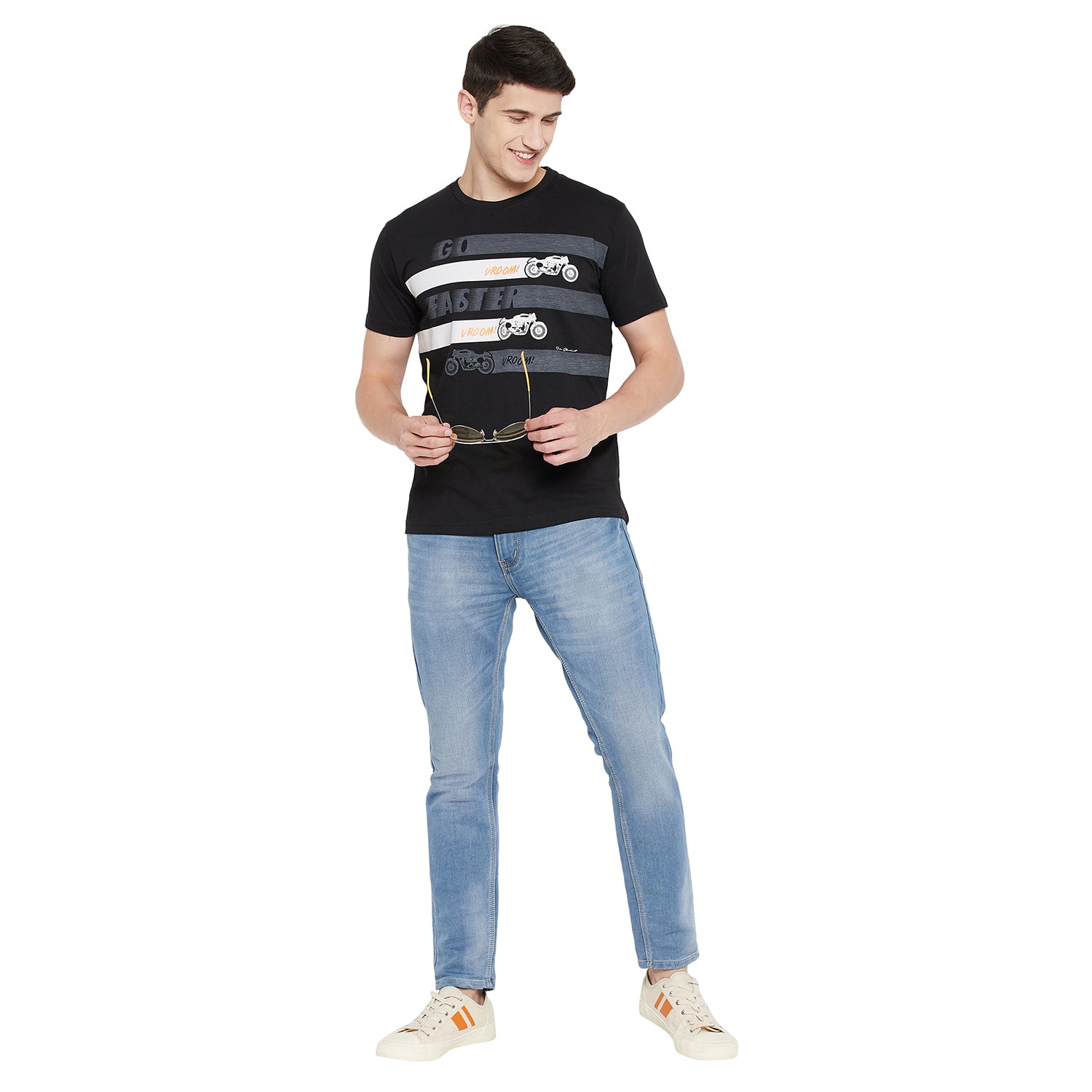 Duke Stardust Men Half Sleeve Cotton T-Shirt (MTLF334)