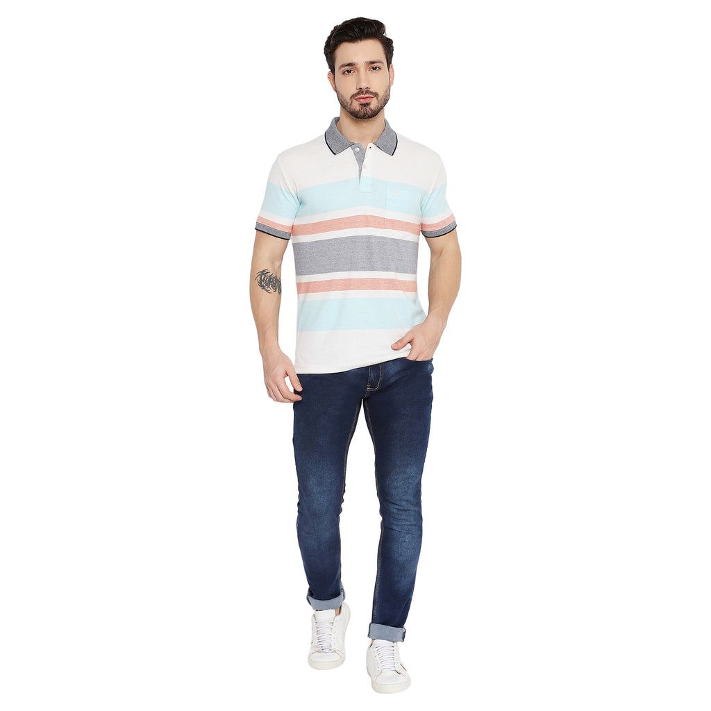 Duke Stardust Men Half Sleeve Cotton T-shirt (LF5438)