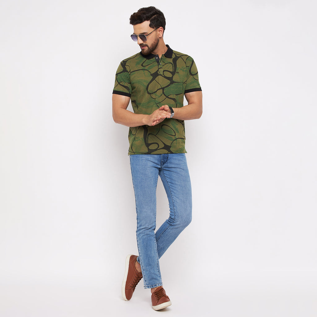 Duke Stardust Men Half Sleeve Cotton T-shirt (LF4950)