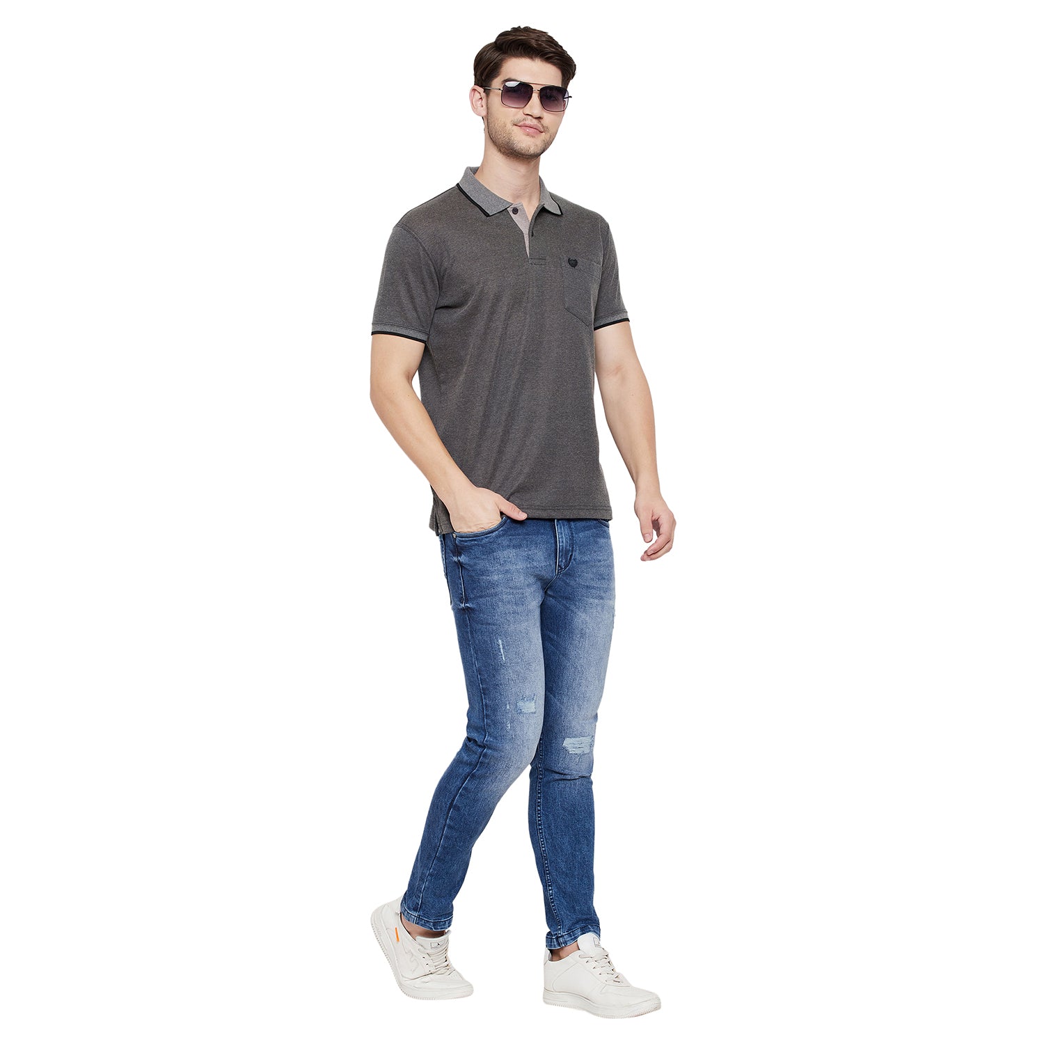 Duke Stardust Men Half Sleeve Cotton T-Shirt (ONSD22S)
