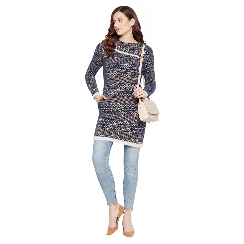 Duke Urban Women Full Sleeve Long Sweater (SDS962)