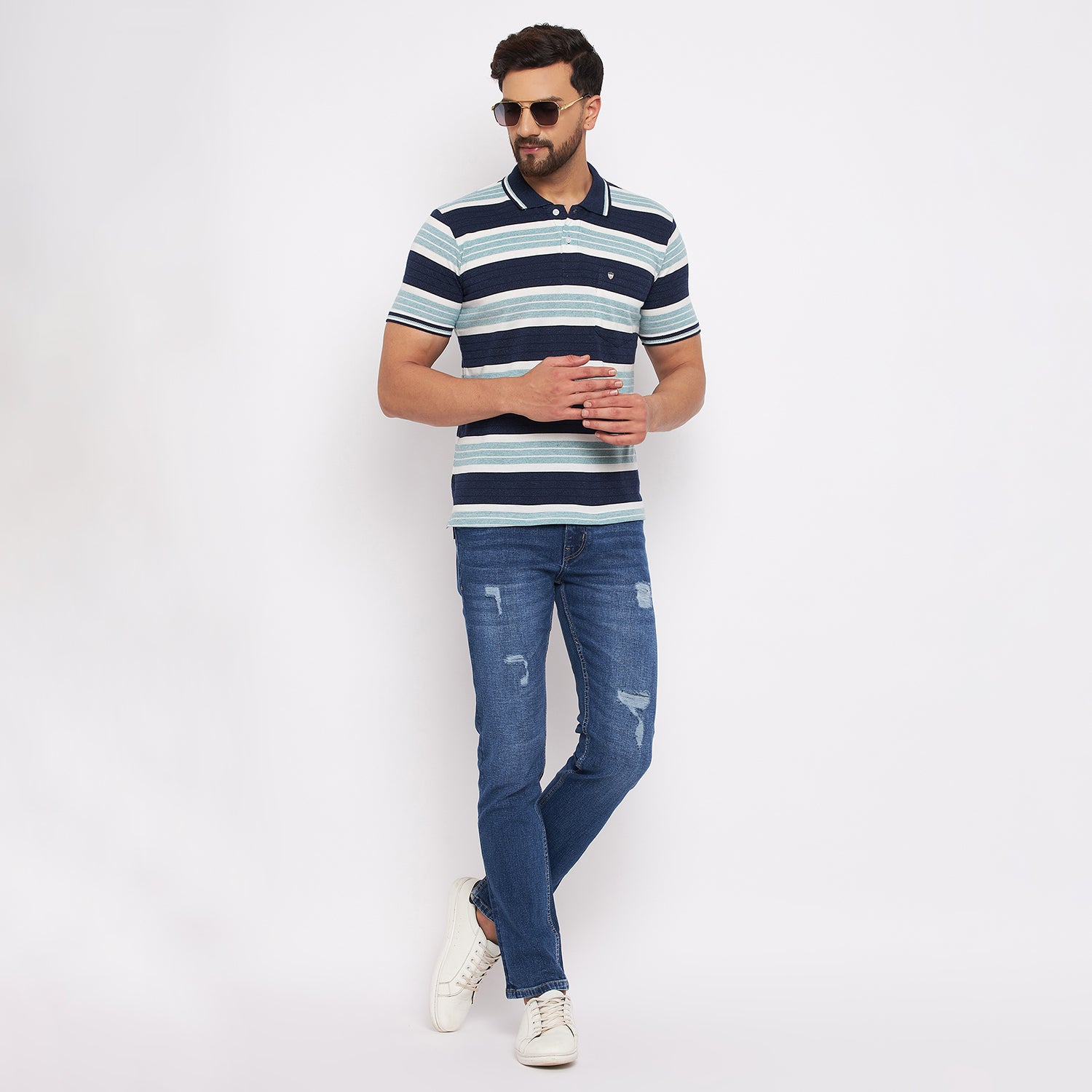 Duke Urban Men Half Sleeve Cotton T-shirt (LF5377)