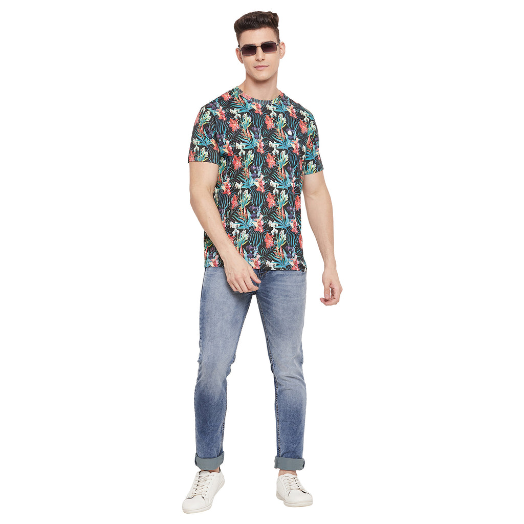 Duke Urban Men Half Sleeve Cotton T-shirt (LF5713)