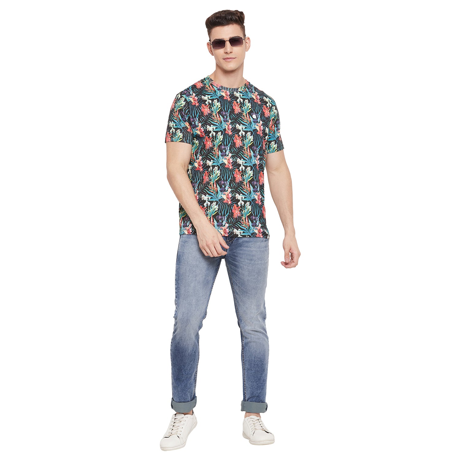 Duke Urban Men Half Sleeve Cotton T-shirt (LF5713)