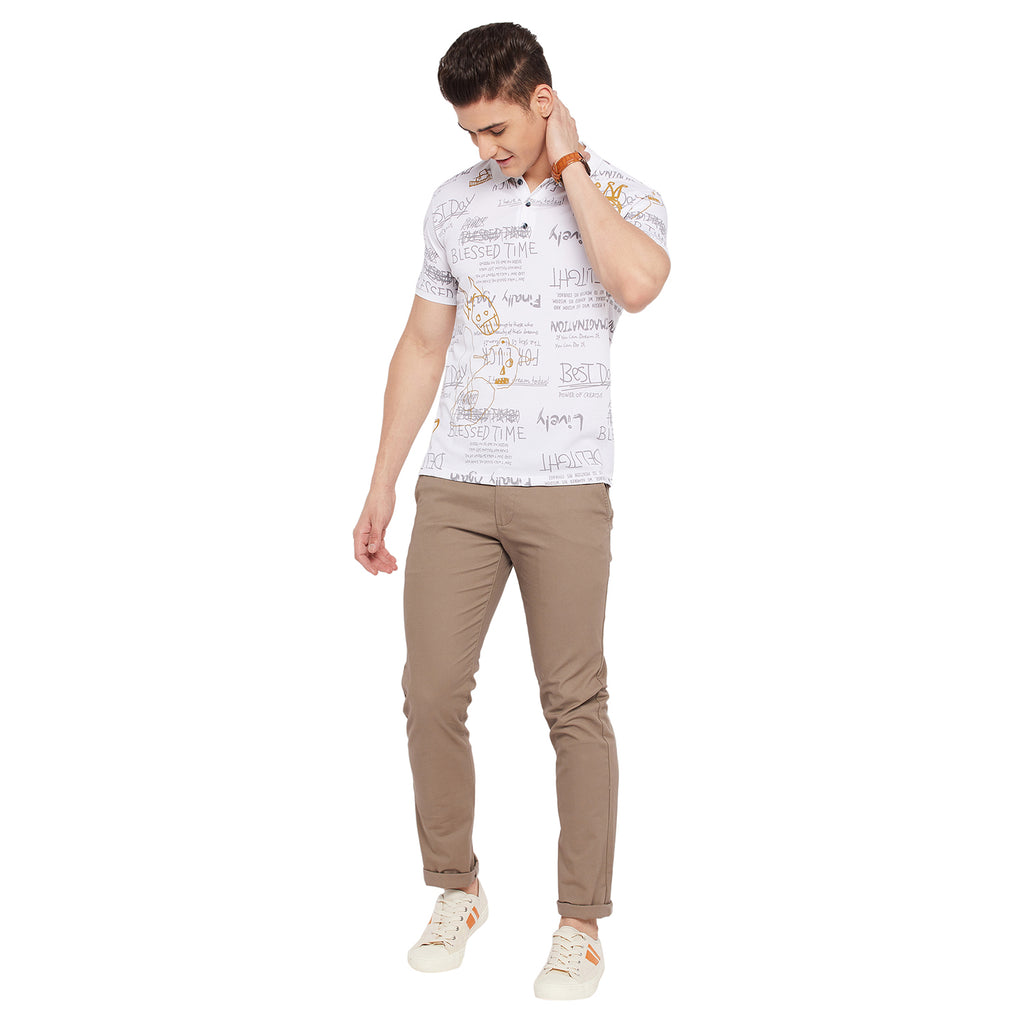 Duke Stardust Men Half Sleeve Cotton T-shirt (LF5036)
