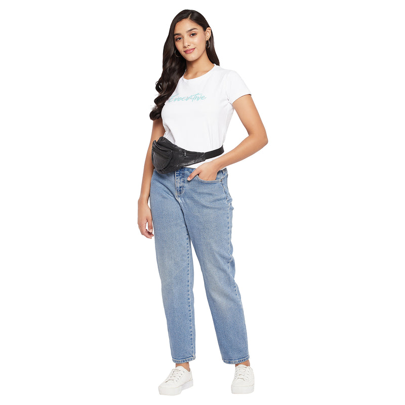 Duke Urban Round Neck Lady Crop Top (LFX114)