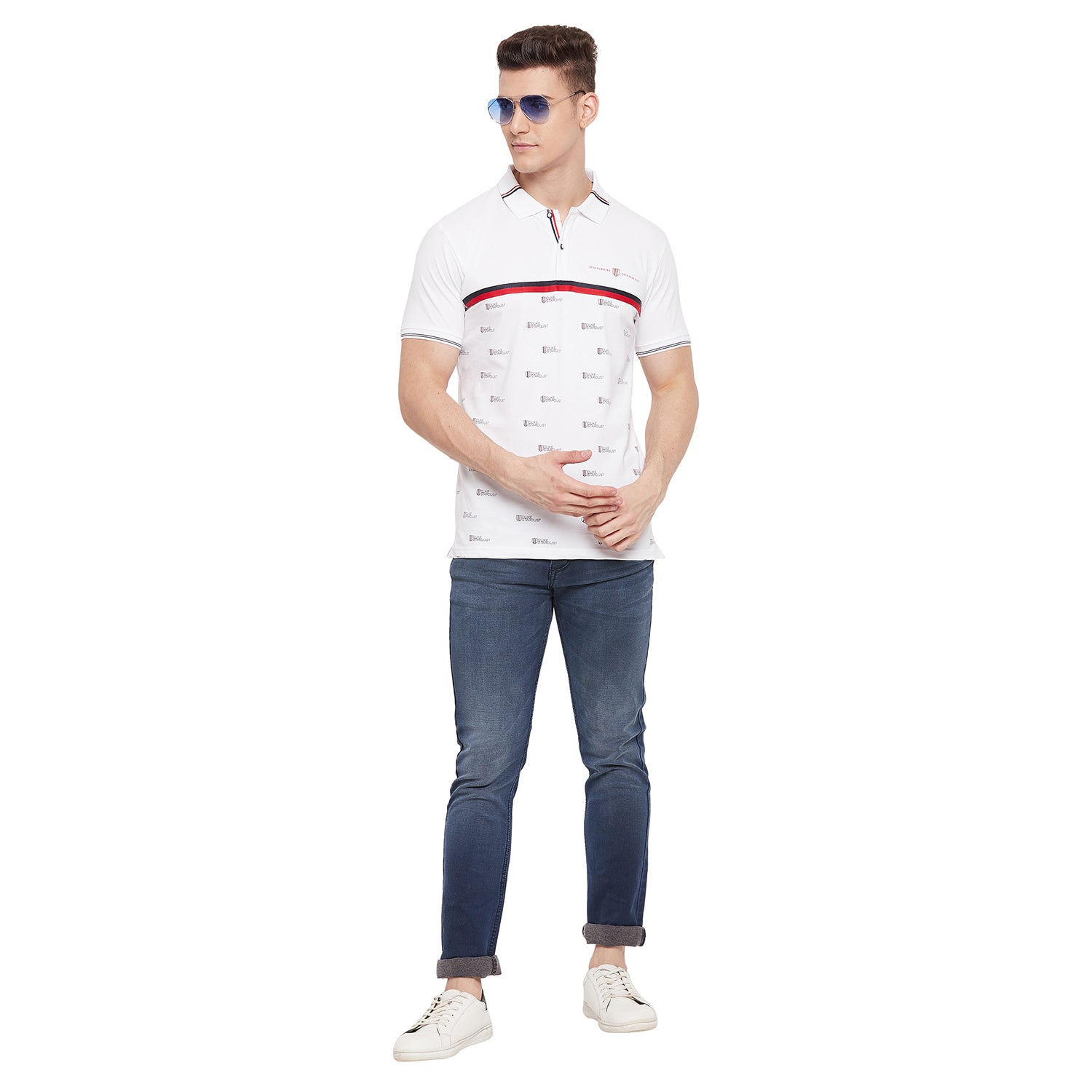 Duke Stardust Men Half Sleeve Cotton T-shirt (LF5493)