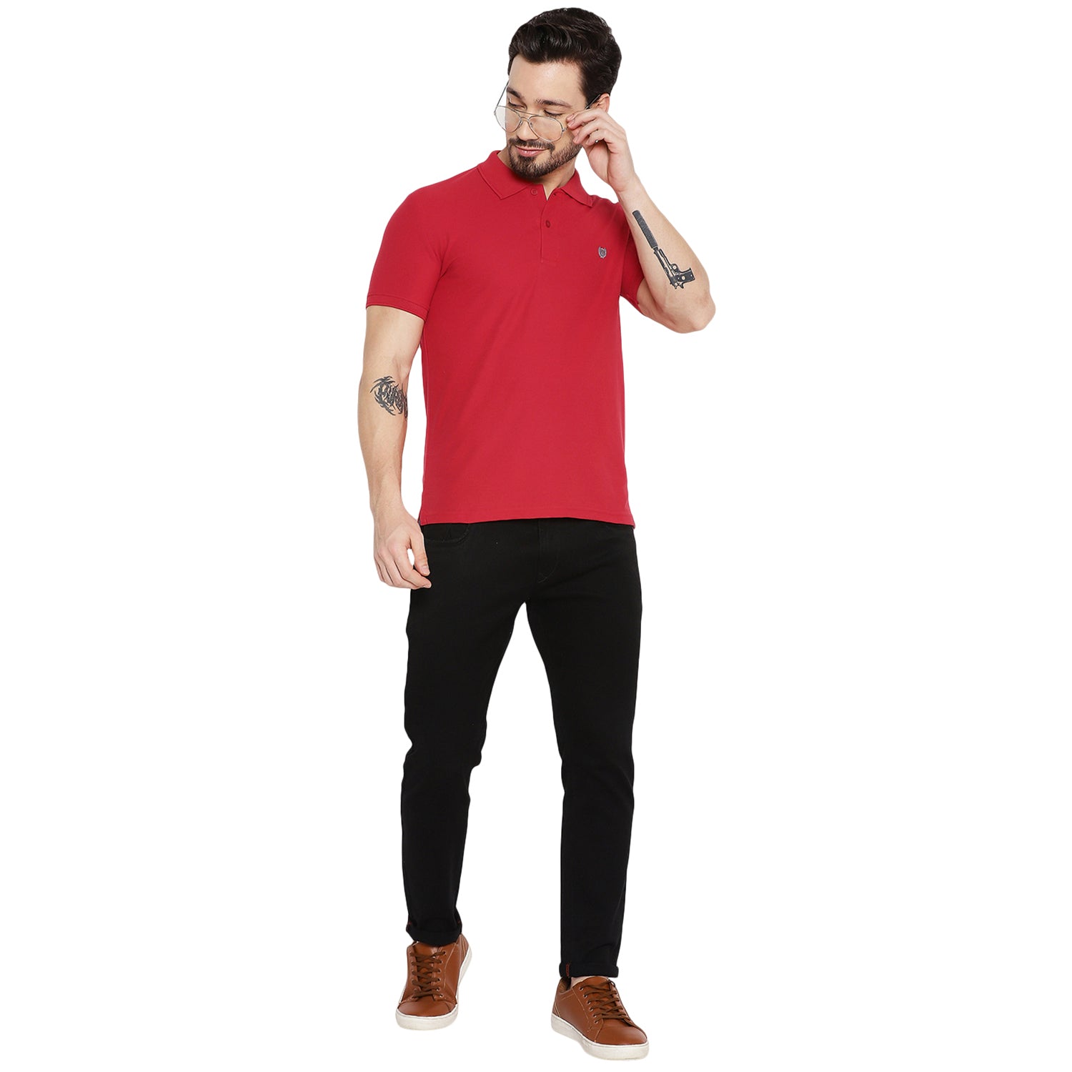 Duke Stardust Men Half Sleeve Cotton T-shirt (SD48)