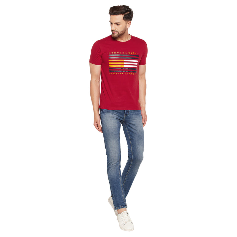 Duke Stardust Men Half Sleeve Cotton T-shirt (LF5432)