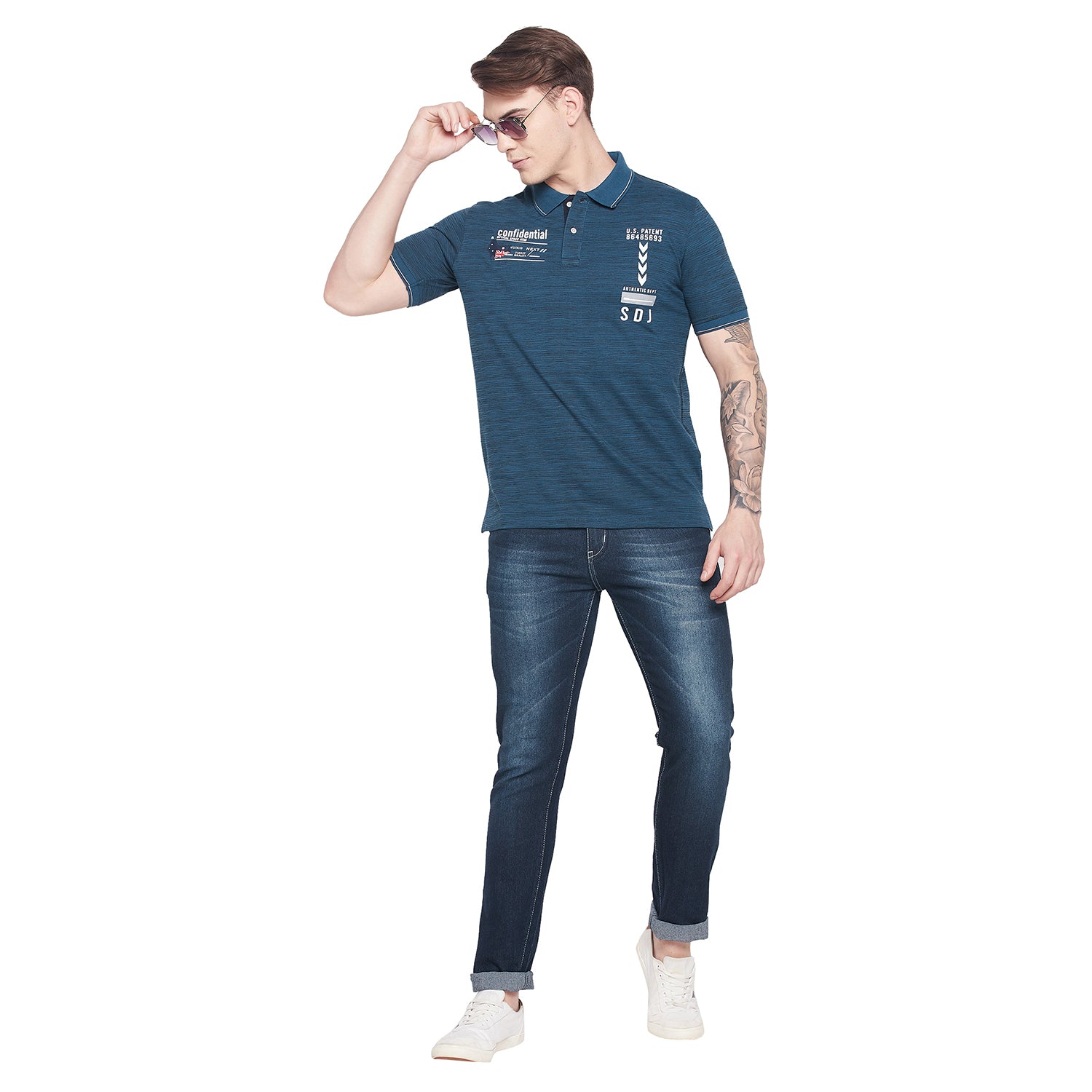 Duke Urban Men Half Sleeve Cotton T-shirt (LF5465)