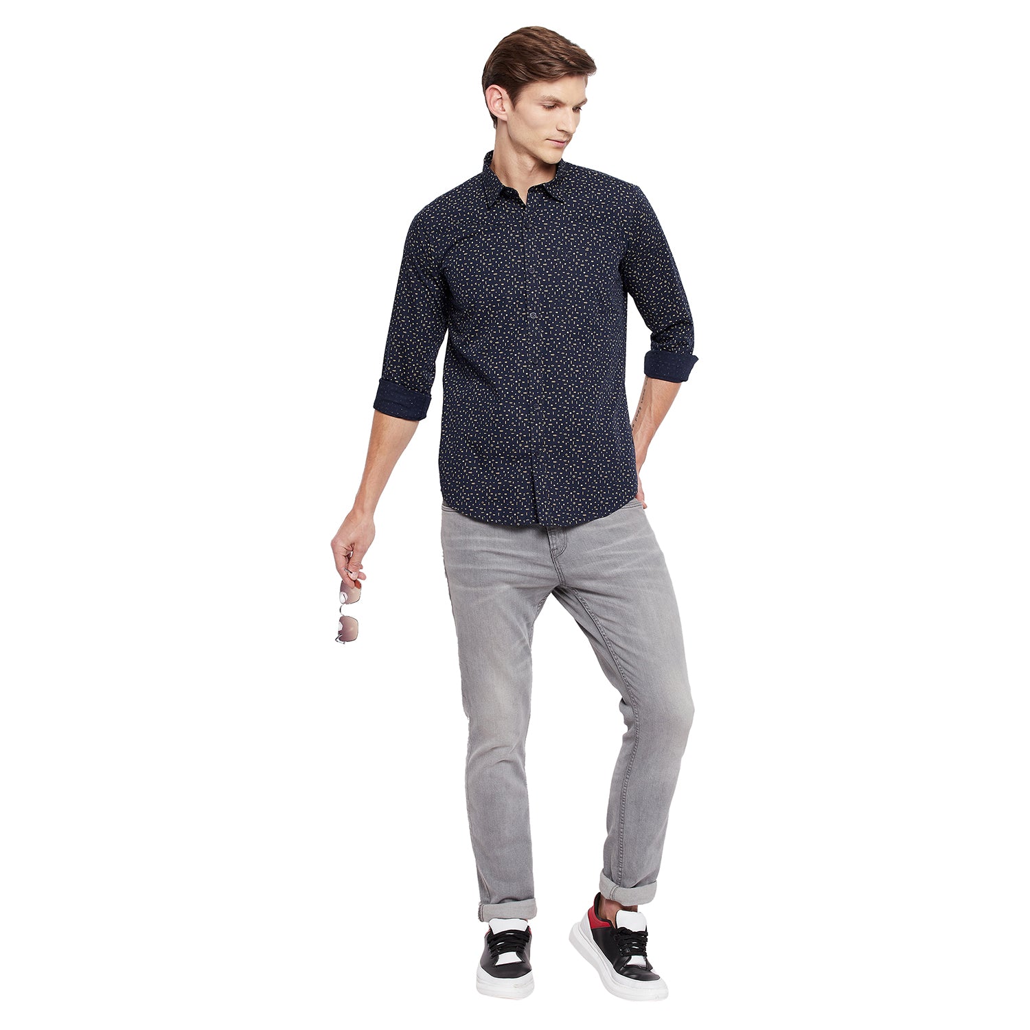 Duke Urban Men Full Sleeve Cotton Shirt (SDO7PRSL)