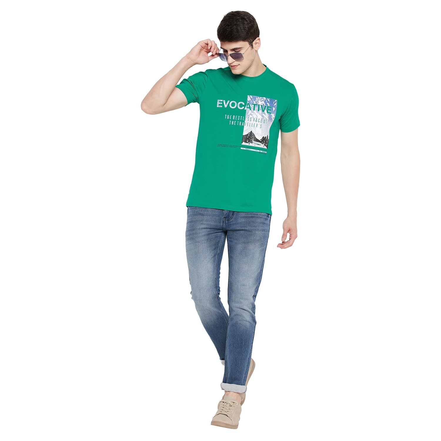 Duke Stardust Men Half Sleeve Cotton T-shirt (LF5250)