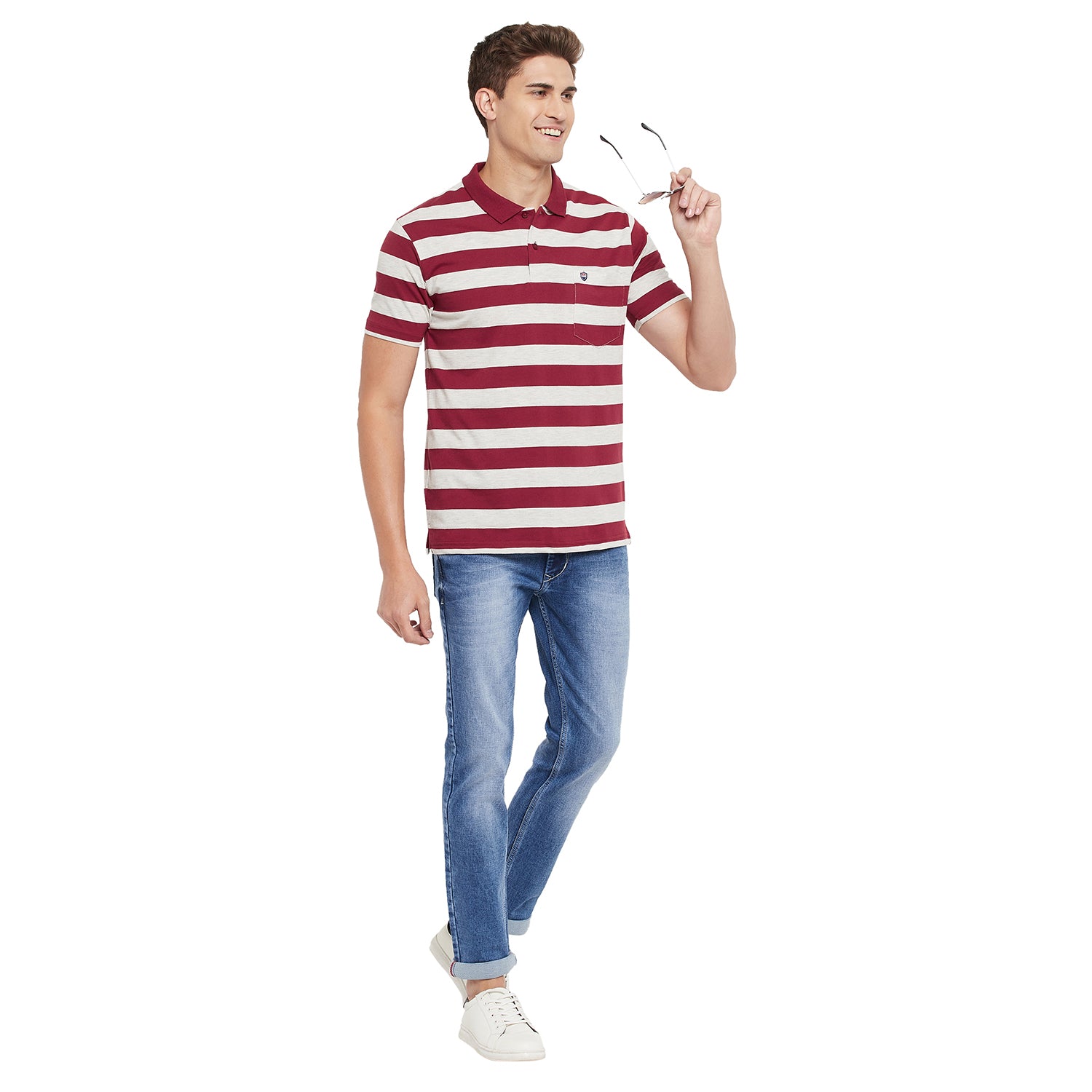 Duke Stardust Men Half Sleeve Cotton T-Shirt (MTLF344)