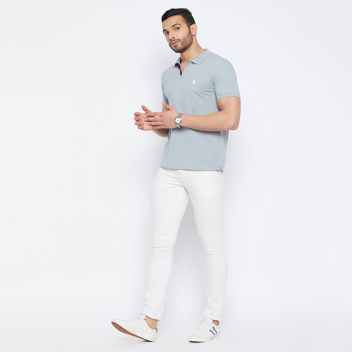 Duke Stardust Men Half Sleeve Cotton T-shirt (4700F)