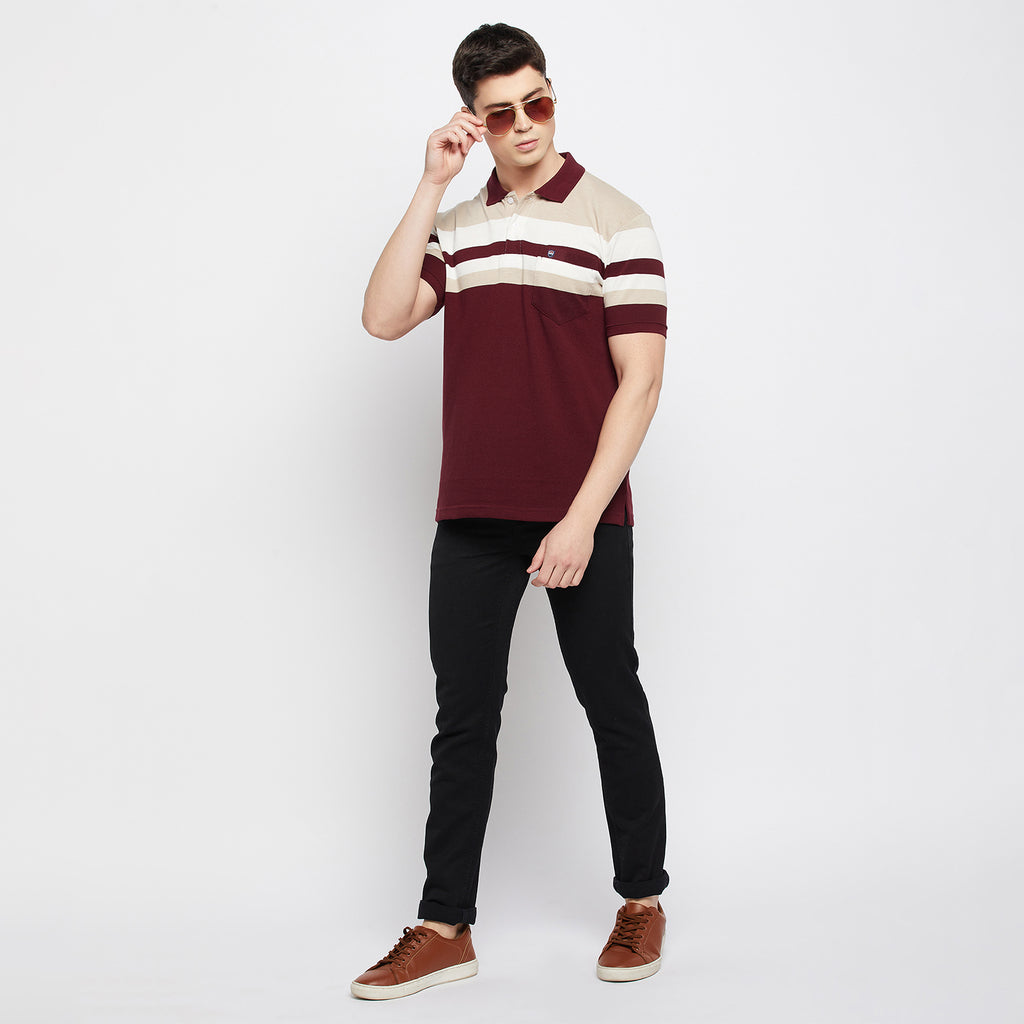 Duke Urban Men Half Sleeve Cotton T-shirt (LF7037)