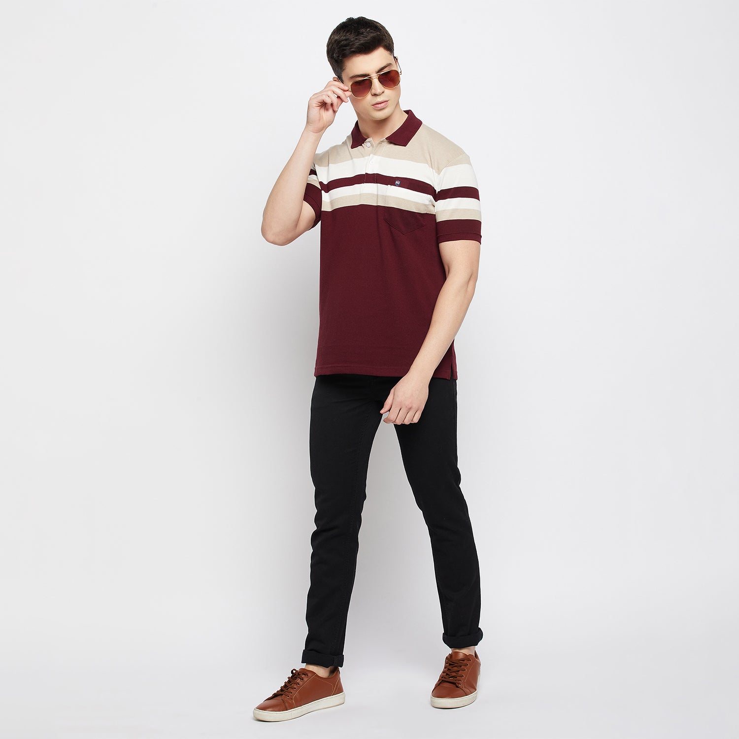 Duke Urban Men Half Sleeve Cotton T-shirt (LF7037)
