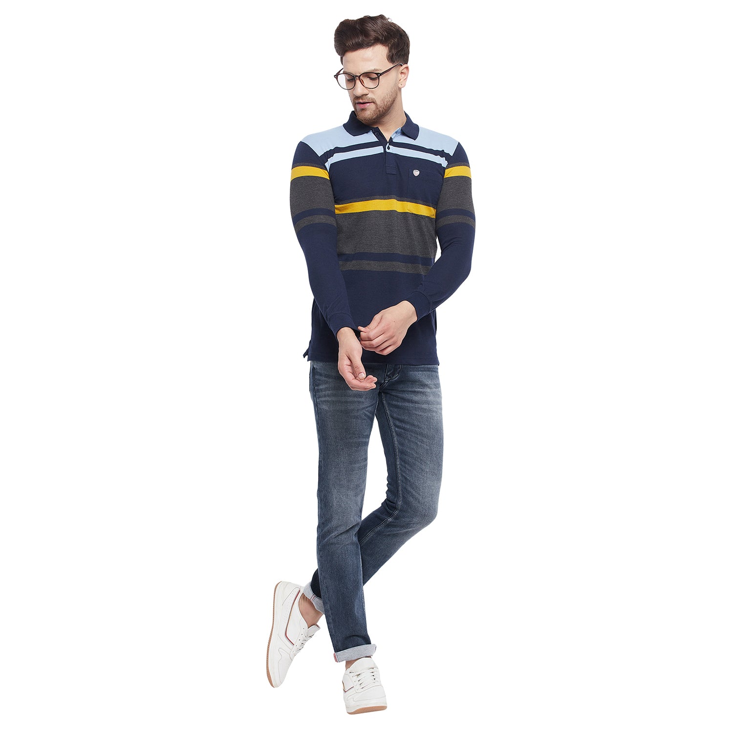 Duke Stardust Men Full Sleeve Cotton T-Shirt (LF3905)
