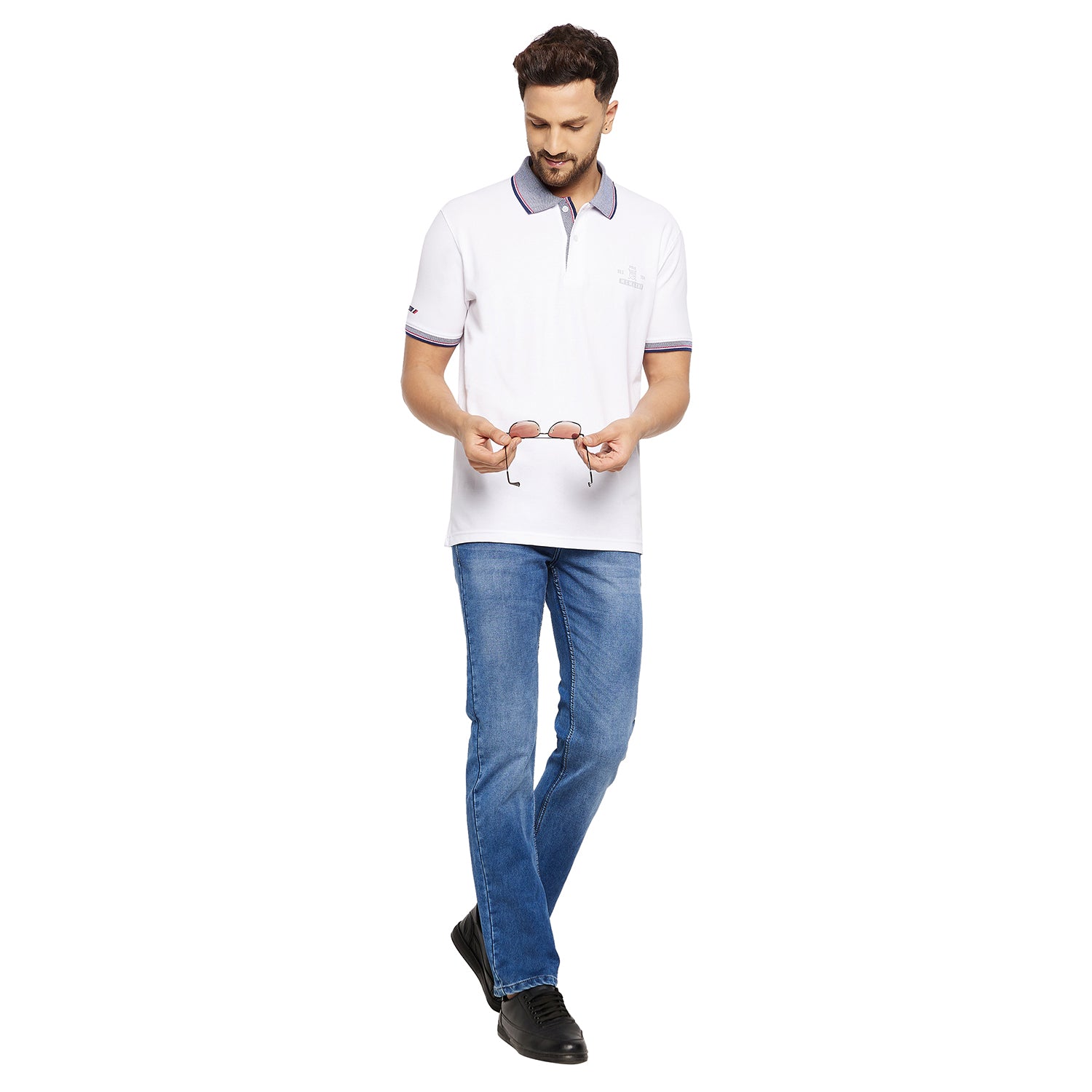 Duke Stardust Men Half Sleeve Cotton T-shirt (LF5728)
