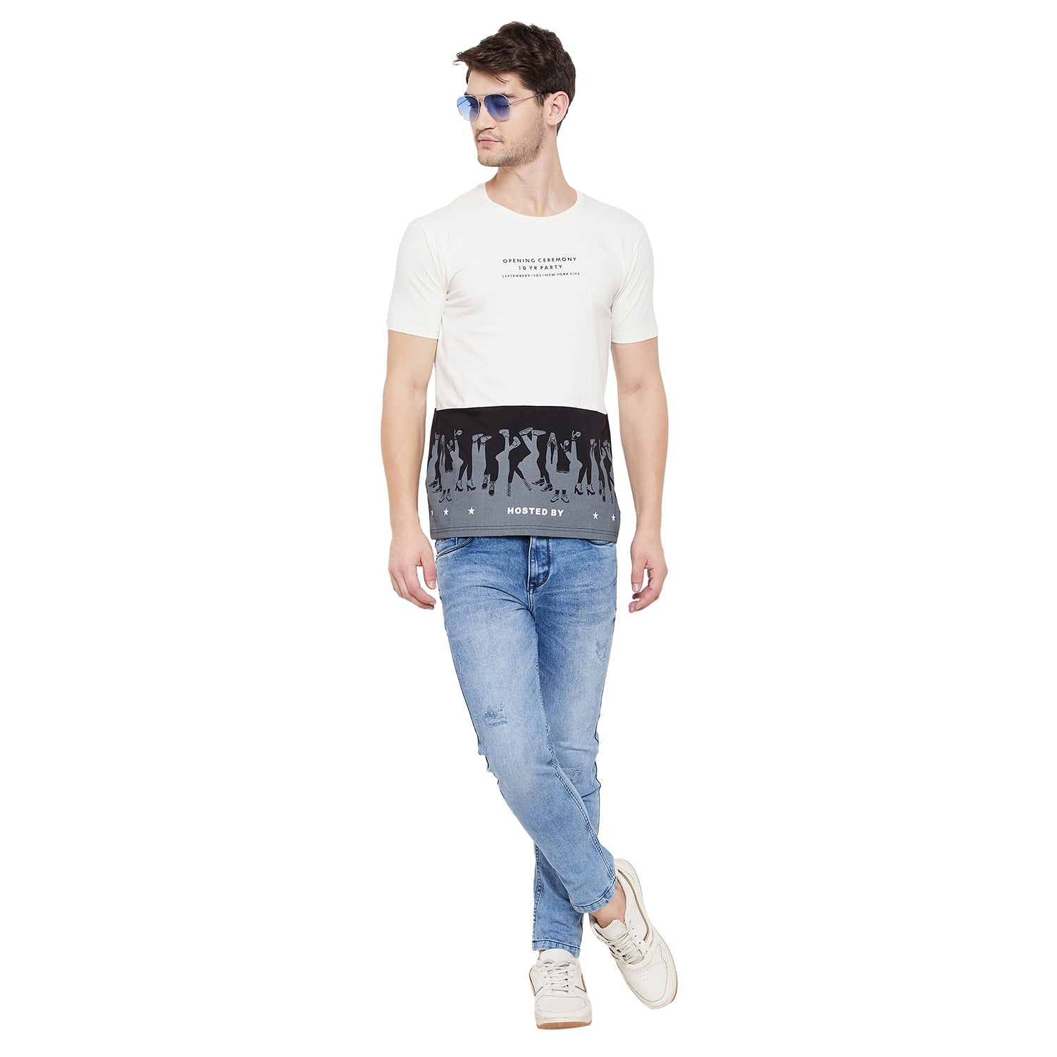 Duke Urban Men Half Sleeve Cotton T-shirt (LQ3557)