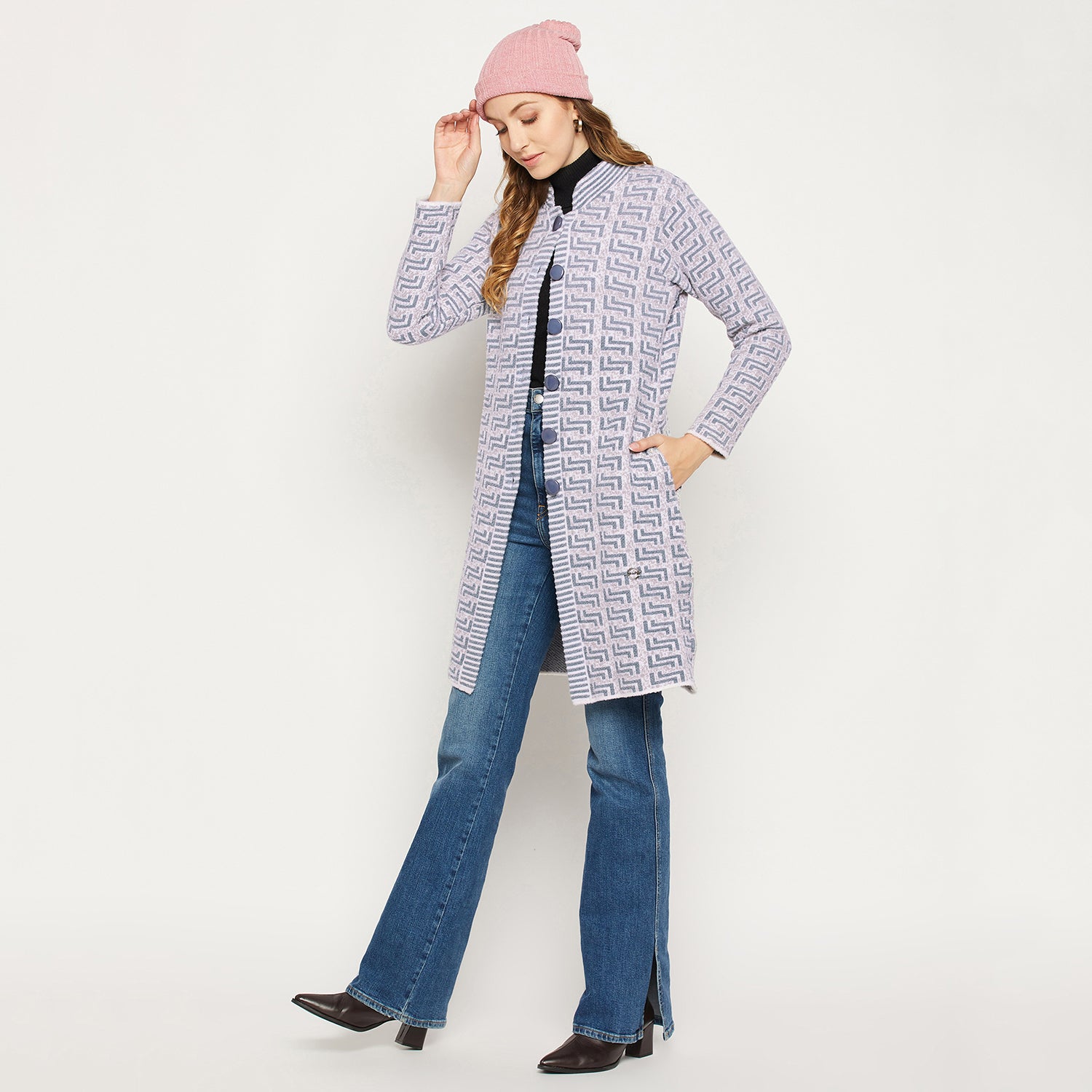 Duke Urban Women Full Sleeve Cardigan (SDS1094)