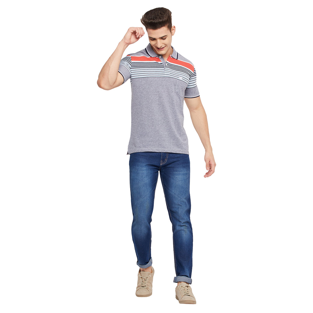 Duke Stardust Men Half Sleeve Cotton T-shirt (LF5395)