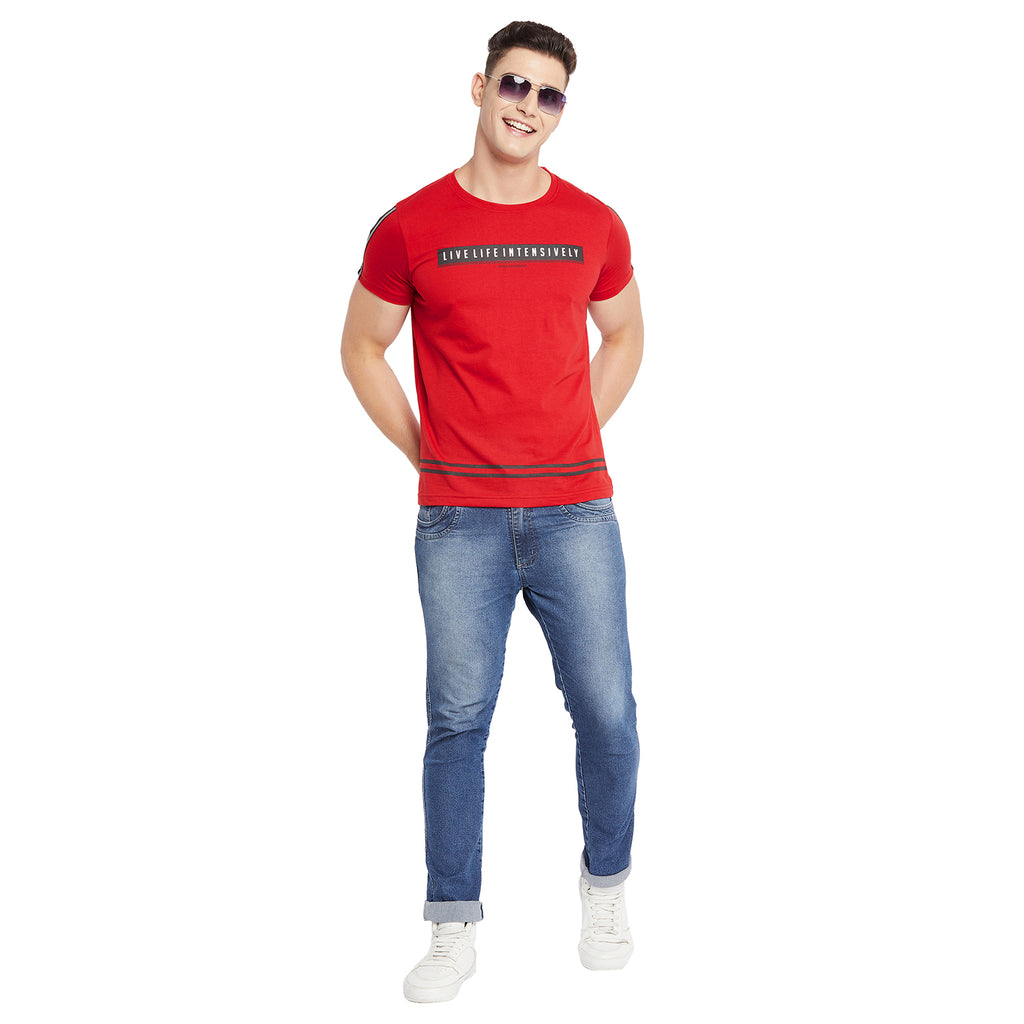 Duke Stardust Men Half Sleeve Cotton T-shirt (LF5346)