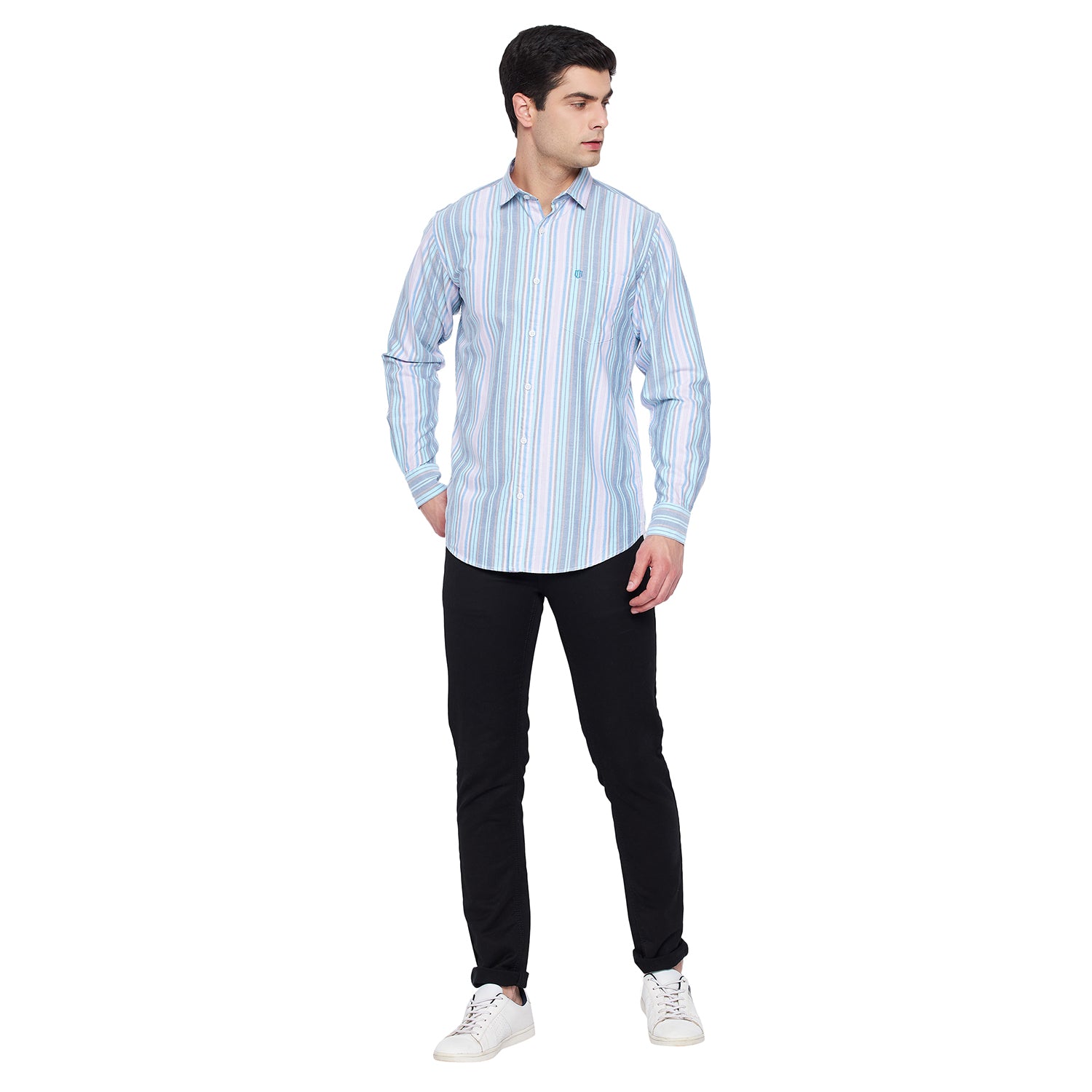 Duke Stardust Men Full Sleeve  Cotton Shirt (SDO5STD)