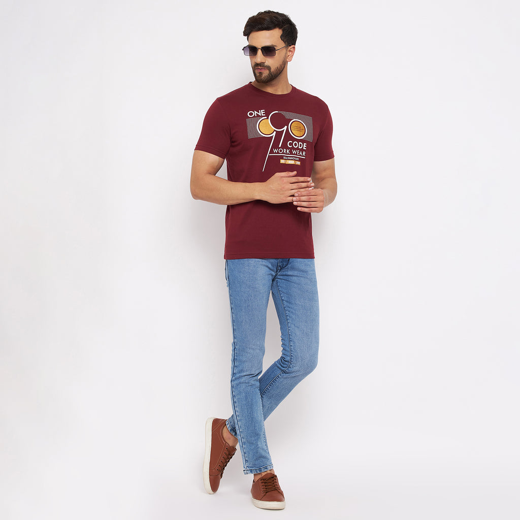 Duke Stardust Men Half Sleeve Cotton T-shirt (LF4828)