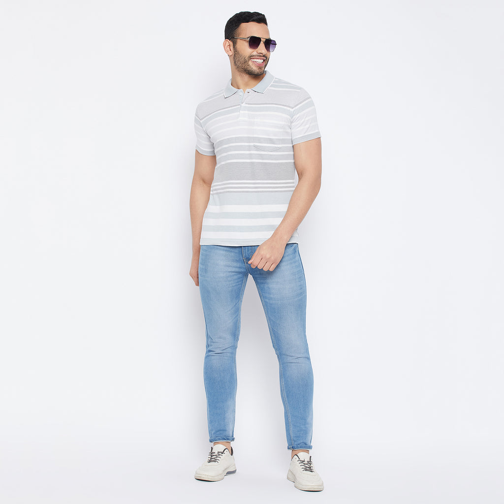Duke Stardust Men Half Sleeve Cotton T-shirt (LF7014)