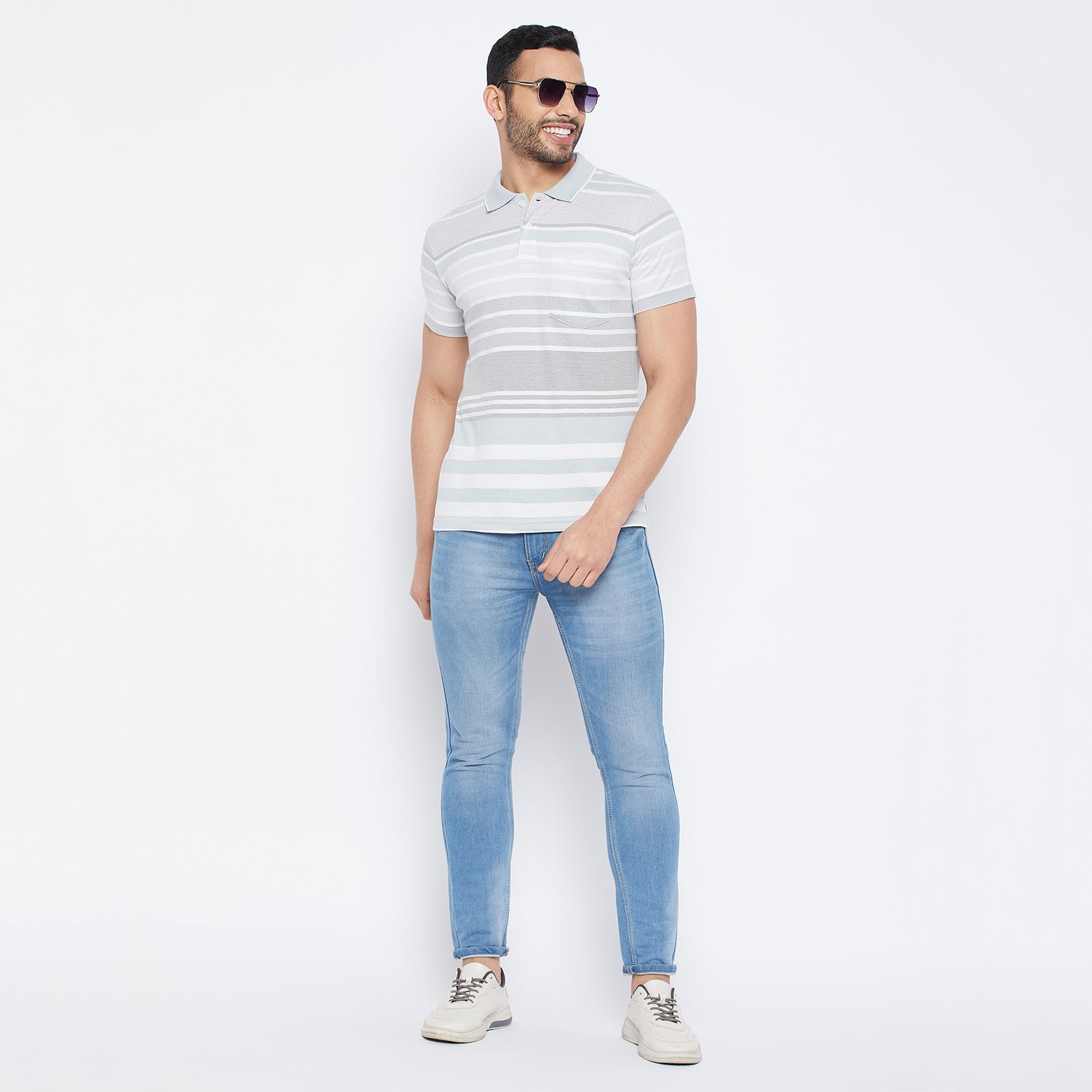 Duke Stardust Men Half Sleeve Cotton T-shirt (LF7014)