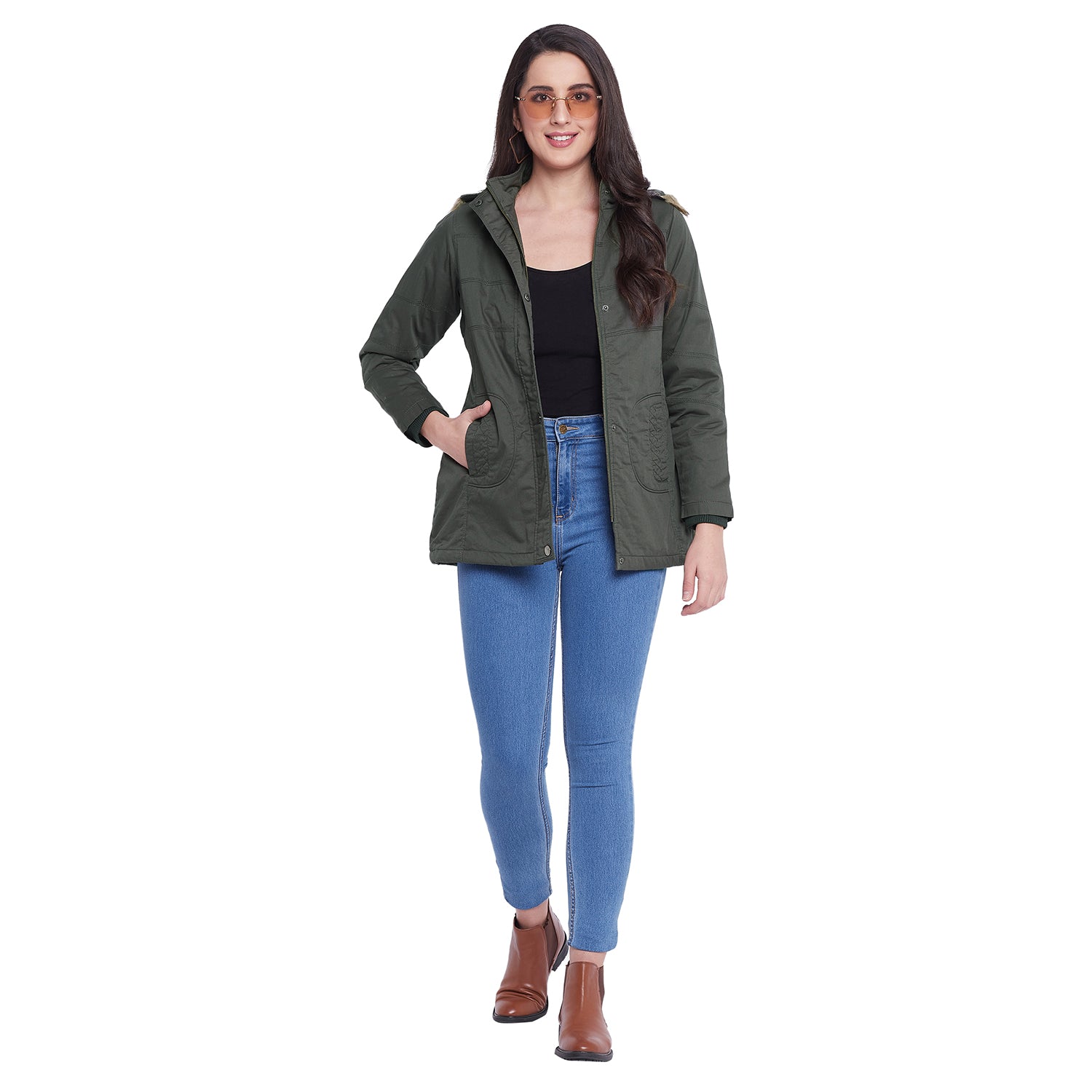 Duke Urban Women Full Sleeve Jacket (SDZ6722)
