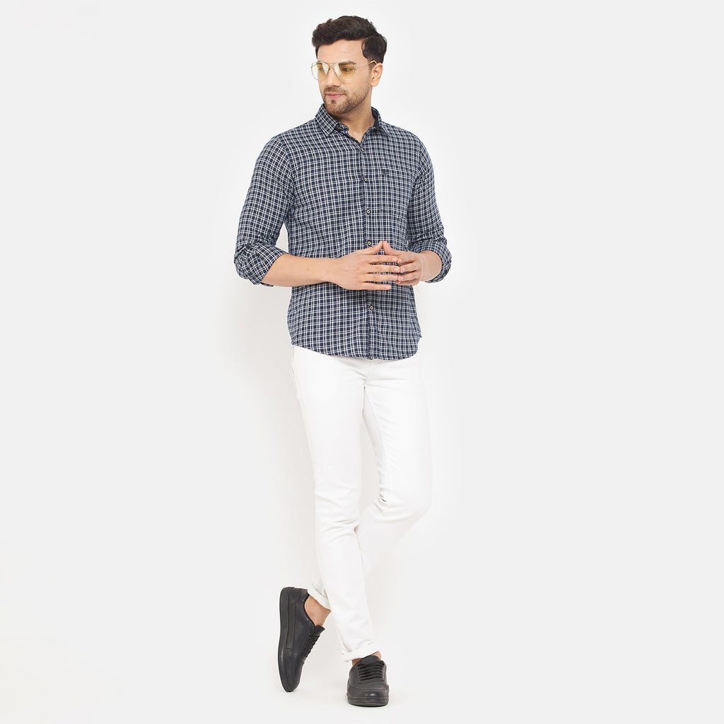 Duke Urban Men Full Sleeve Cotton Shirt (SDO7CKMB)