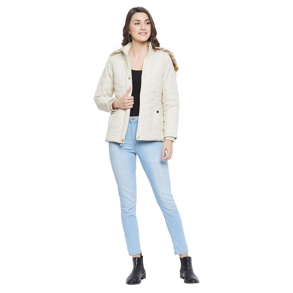 Duke Urban Women Full Sleeve Quilted Jacket (SDZ6692)