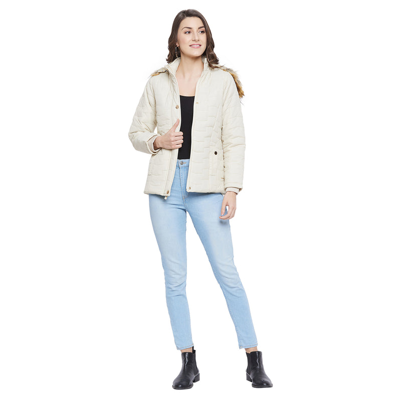 Duke Urban Women Full Sleeve Quilted Jacket (SDZ6692)