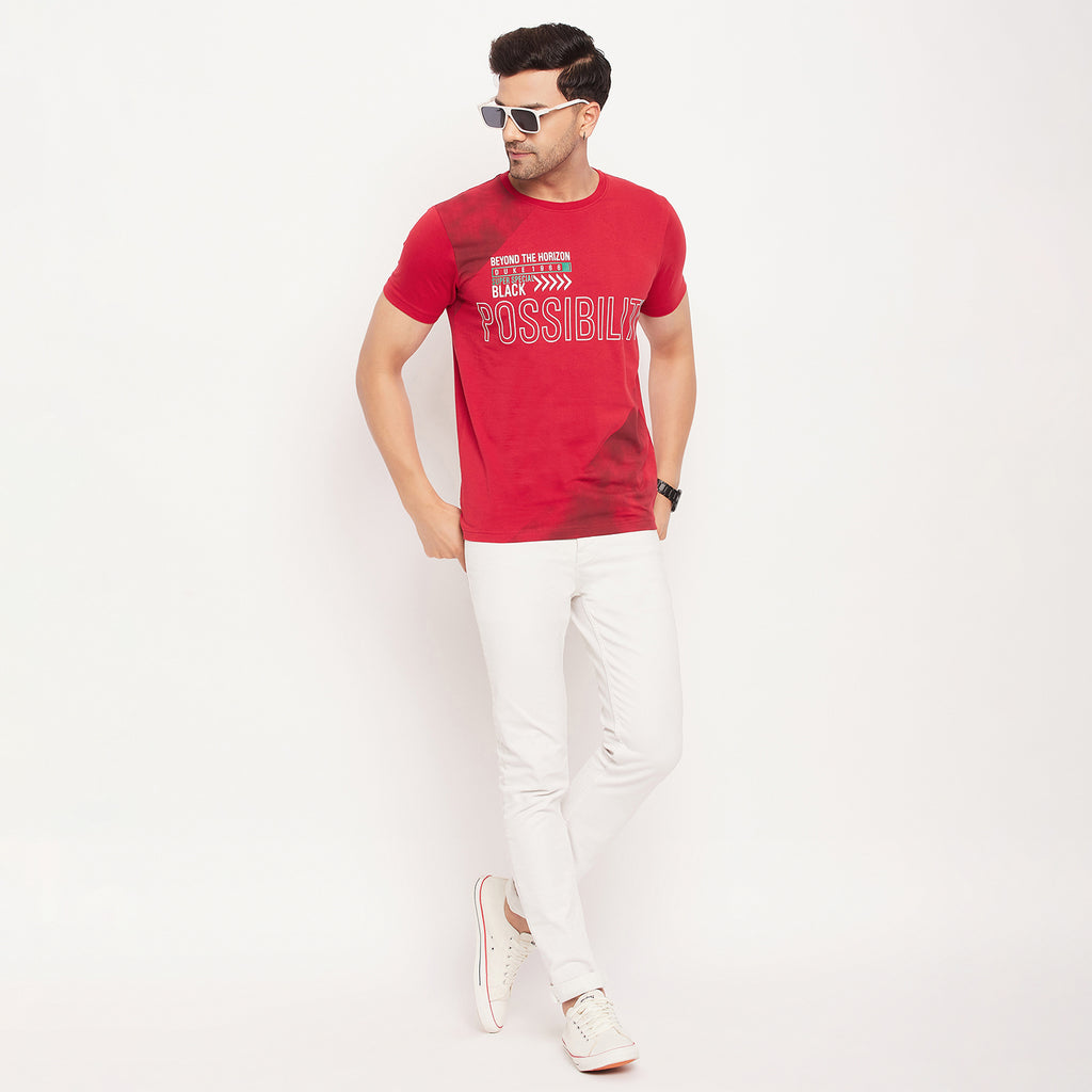 Duke Stardust Men Half Sleeve Cotton Tshirt (1029)