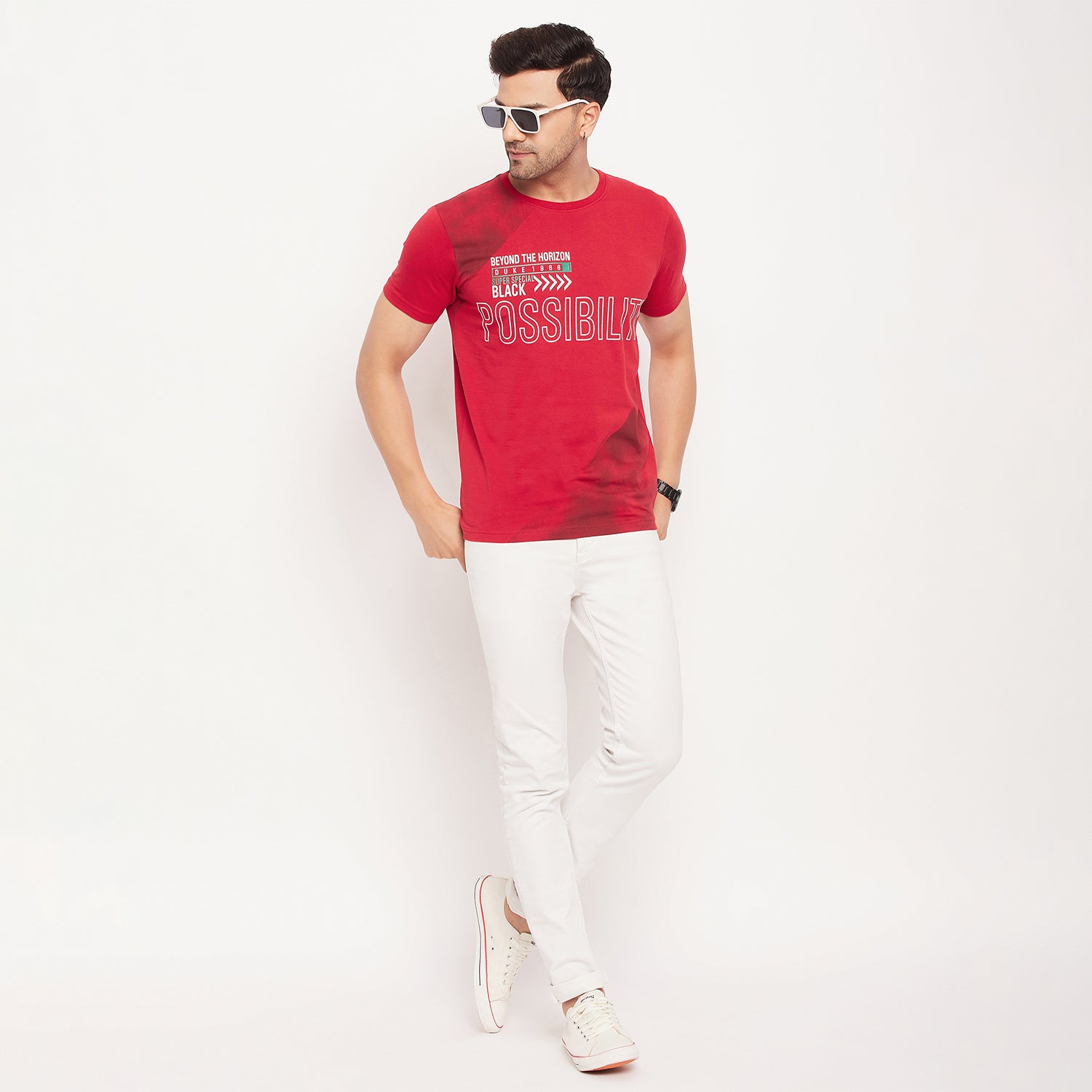 Duke Stardust Men Half Sleeve Cotton Tshirt (1029)
