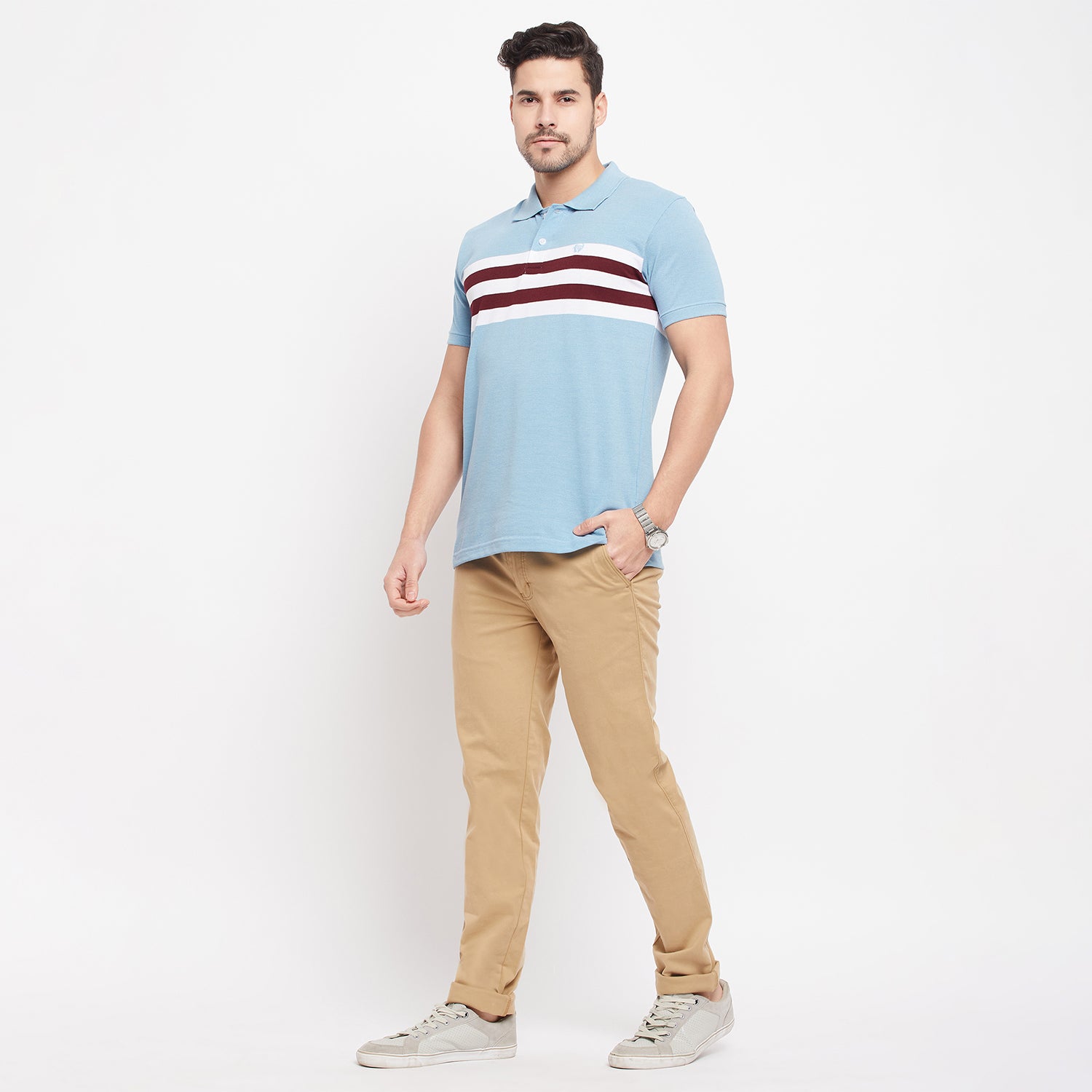 Duke Urban Men Half Sleeve Cotton T-shirt (LF5371)