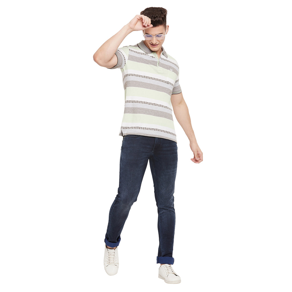 Duke Stardust Men Half Sleeve Cotton T-shirt (LF5394)