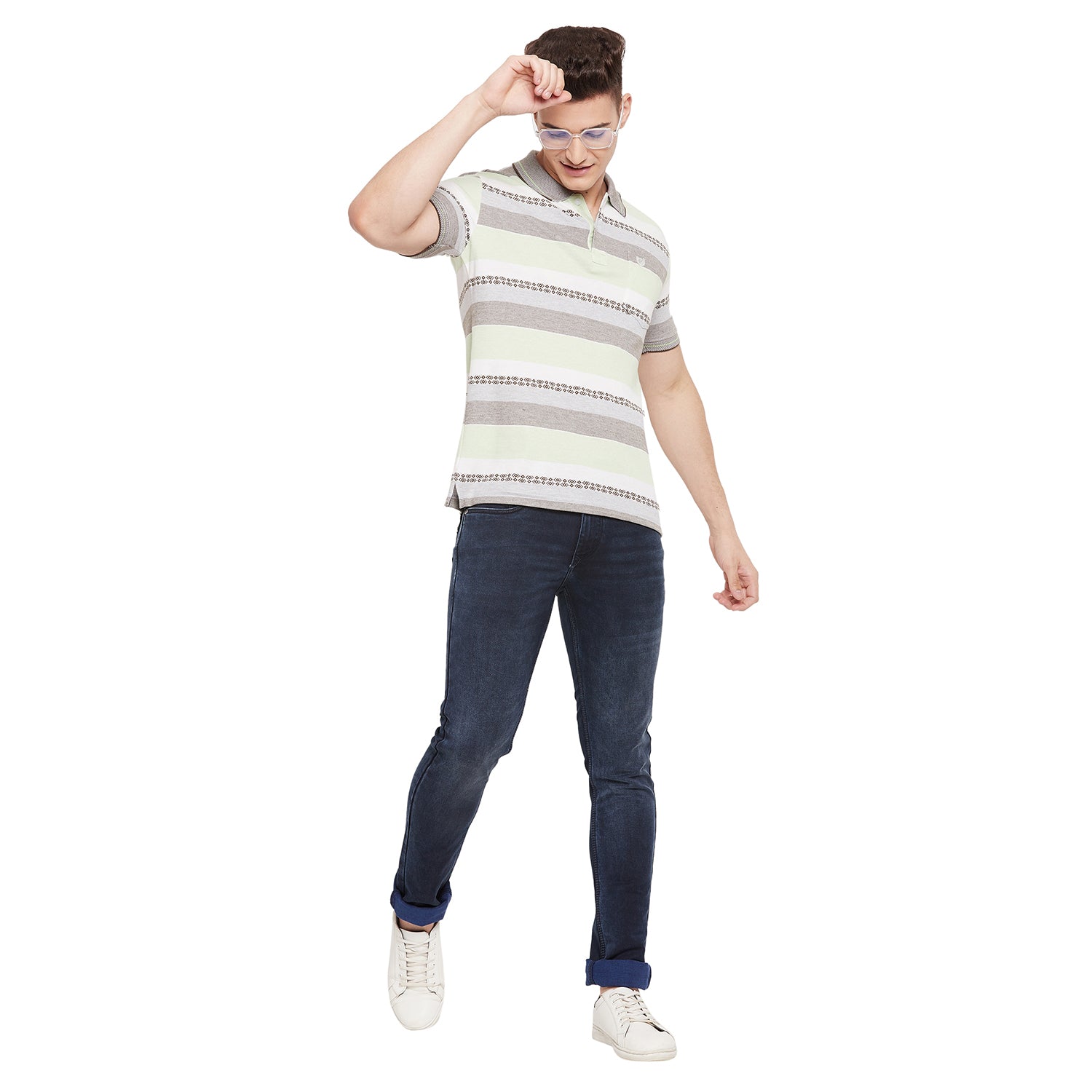 Duke Stardust Men Half Sleeve Cotton T-shirt (LF5394)